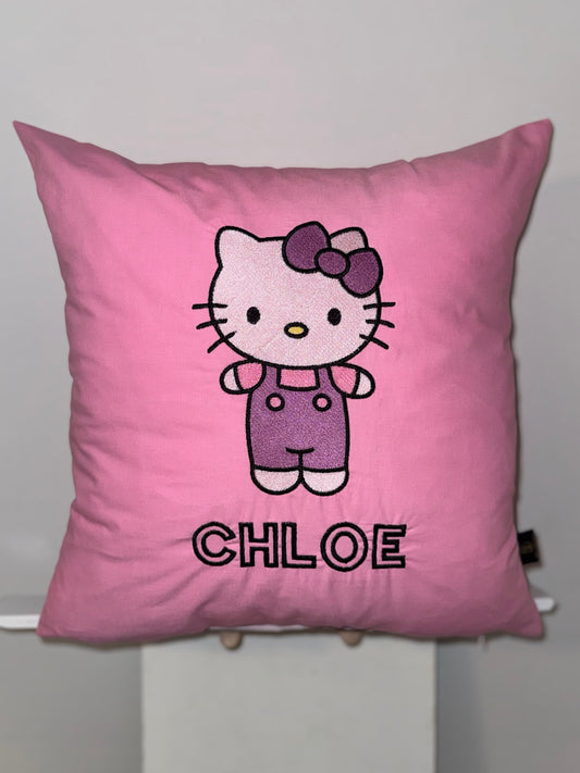 Hello Kitty-Custom Name Pillow