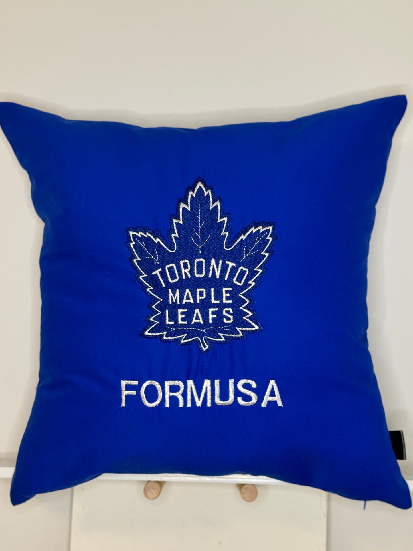 Hockey Team Logo Custom Pillow