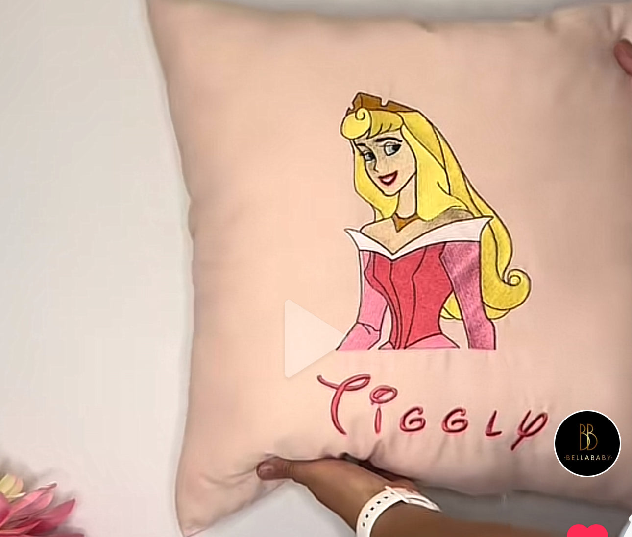 Disney Princess Custom Name Pillows