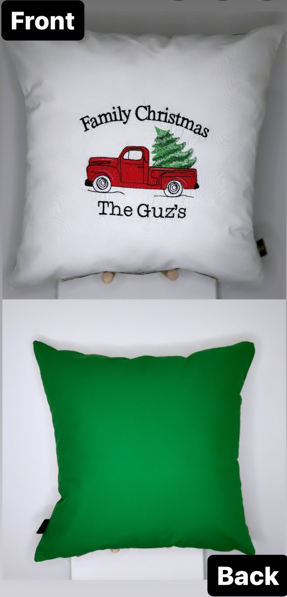 Custom Christmas Pillows