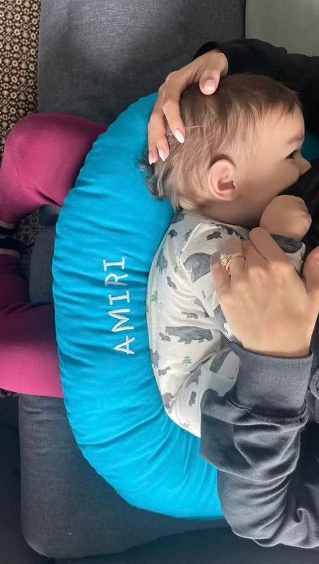 Custom Name Nursing Pillow-One Solid Colour
