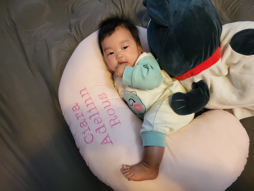 2-tone Custom Nursing Pillow with Name