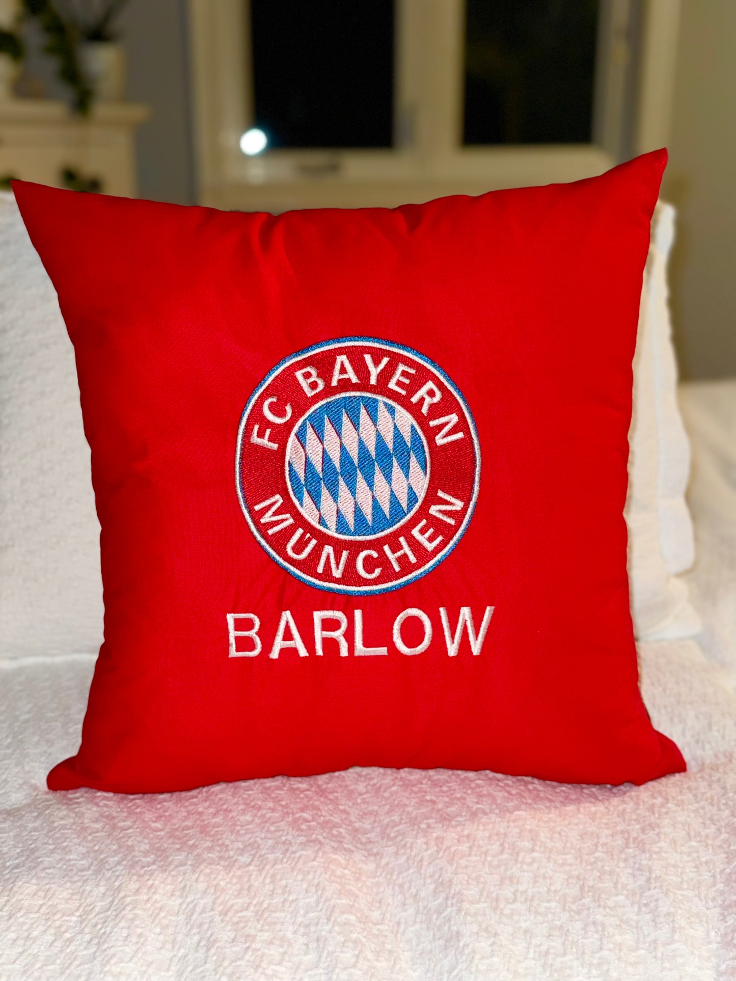 Soccer Team Logo Custom Pillows