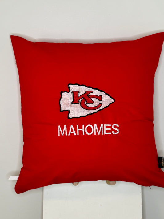 Football Team Logo Custom Pillow