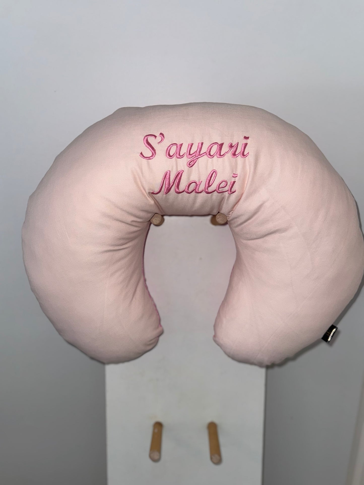 2-tone Custom Nursing Pillow with Name